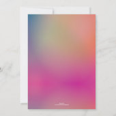 Invitation Misty Sunset Rose Gold Gradient (Dos)
