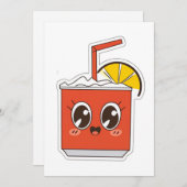 Invitation Mix de cola drôle (Devant / Derrière)