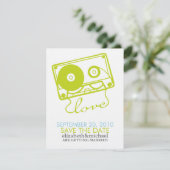 Invitation Mix tape d'annonces Love Save the Date (Debout devant)