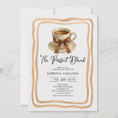 Invitation Mixer la Fête des mariées de la coupe de café (Devant)
