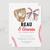 Invitation mixte de fête d'anniversaire (Devant / Derrière)