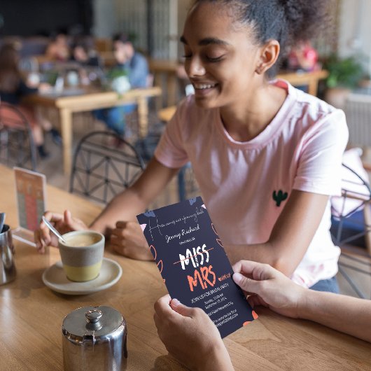 Invitation Mlle Mme.