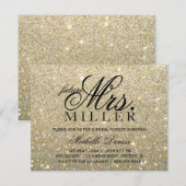 Invitation - Mme Bridal Shower2 de parties (Devant / Derrière)