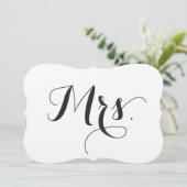 Invitation Mme la présidente Signe - Mariée et présidente Sig (Debout devant)