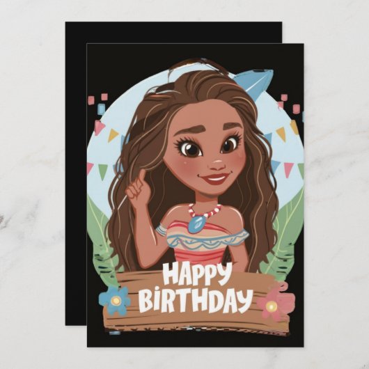 Invitation moana (Devant / Derrière)