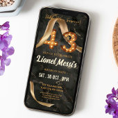 Invitation mobile 43e anniversaire