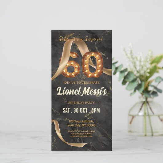 Invitation mobile 60e anniversaire (Debout devant)