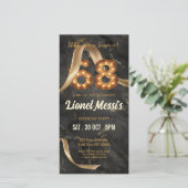 Invitation mobile 68e anniversaire (Debout devant)