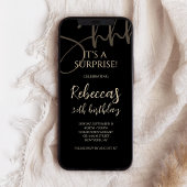 Invitation mobile d'anniversaire 30 ans surprise n