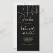 Invitation mobile d'anniversaire 30 ans surprise n (Devant)