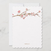 Invitation mobile des oeufs de Pâques (Dos)