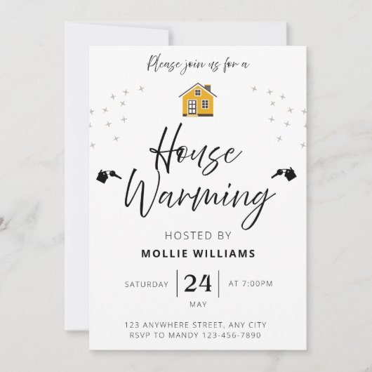 Invitation mobile House Warming Invitation (Devant)