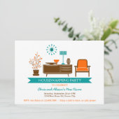 Invitation Mobilier moderne Fête de réchauffement de la maiso (Debout devant)