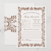 Invitation Mocha Brown Talavera Carrelage Conseils pour la ca (Devant / Derrière)