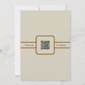 Invitation Mocha Espresso Martini Bachelorette w/QR Code  (Dos)