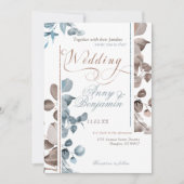 Invitation Mocha Mousse Botanique 02 (Devant)