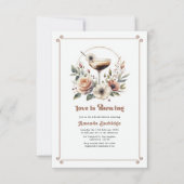 Invitation Mocha Mousse Love brasse la Fête des mariées (Devant)