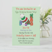 Invitation moche de la fête de Noël (Debout devant)