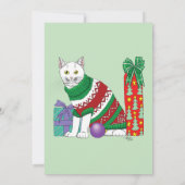 Invitation moche de la fête de Noël (Dos)