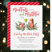 Invitation Mocktails Festif et Mistletoe