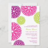 Invitation MOD BLOOMS - Mariage, Anniversaire ou toute occasi (Devant)