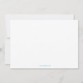 Invitation Mod Elephant Jungle Dot 5x7 Anniversaire Invitatio (Dos)