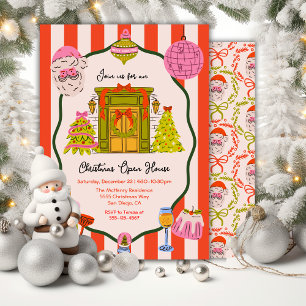 Invitation Mod Hand Drake Maison ouverte de Noël