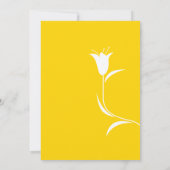 INVITATION MOD JAUNE MARIAGE TULIP (Dos)