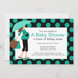 Invitation Mod Mom Boy/Girl Baby shower