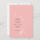 INVITATION MOD PINK TULIP MARIAGE (Devant)