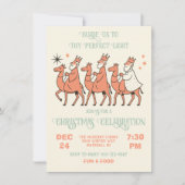 Invitation Mod Religieux 3 Rois Mages Noël (Devant)