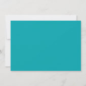 Invitation Mod Singe Bleu/Jaune Anniversaire 5x7 (Dos)