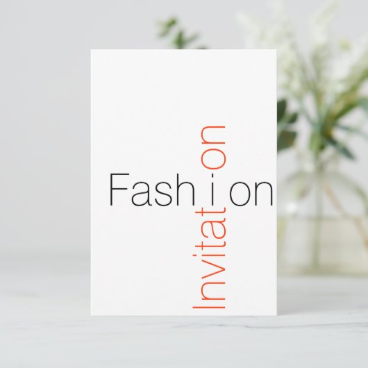 Invitation mode (Debout devant)