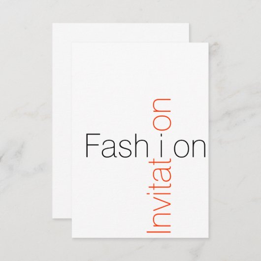 Invitation mode (Devant / Derrière)