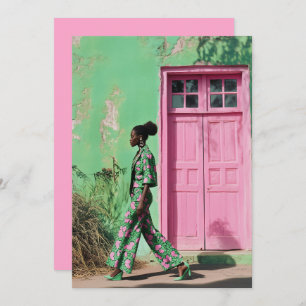 Invitation Mode audacieuse dans un paysage urbain dynamique