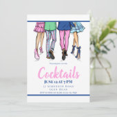 Invitation Mode Couple de fête Cocktail Prépa (Debout devant)