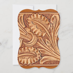 Invitation mode cowgirl vintage cuir sud-ouest