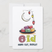 Invitation Mode Eid - Pas de culpabilité autorisée : les calo (Devant)