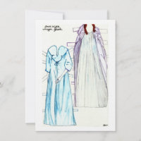 Mode poupée en papier lin des nuits sombres pour M