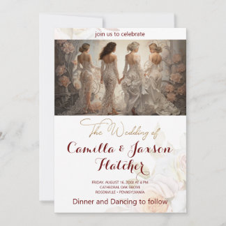 Invitation Mode robe mariage