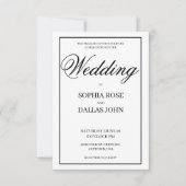 Invitation modèle (Devant)