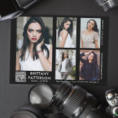 Invitation Modèle Acteur Comp Card 5 Photo Votre Code QR