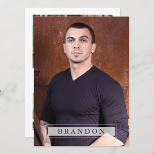 Invitation Modèle Acteur Zed Comp Card 5 Photo 5.5x7.5 Pro