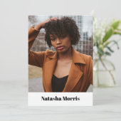 Invitation Modèle Actor Dancer 4 Photo Comp (Debout devant)