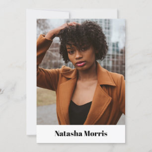 Invitation Modèle Actor Dancer 4 Photo Comp