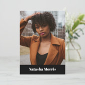 Invitation Modèle Actor Dancer 4 Photo Comp (Debout devant)