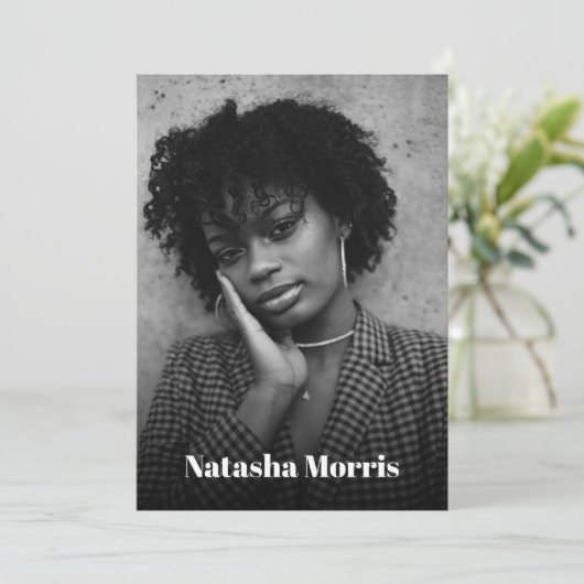 Invitation Modèle Actor Dancer 4 Photo Comp (Debout devant)