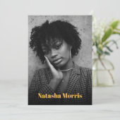 Invitation Modèle Actor Dancer 4 Photo Comp (Debout devant)