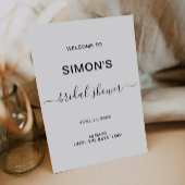 Invitation Modèle Affiche de bienvenue Fête des mariées