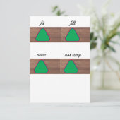 Invitation modèle avec différents états de remplissage (Debout devant)